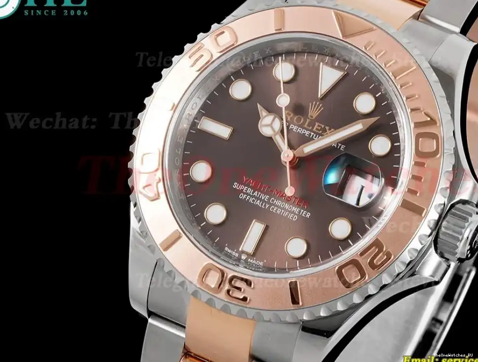 SS VSF Brown Dot 126621 40mm SS VS3235 Yacht-Master 0525